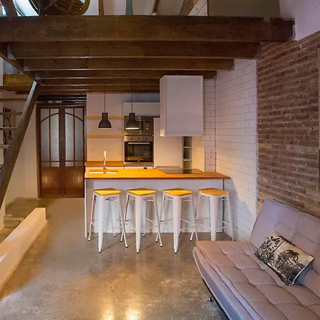 Cozy Loft Style In El Cabanyal Apartament Walencja