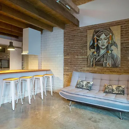 Apartament Cozy Loft Style In El Cabanyal